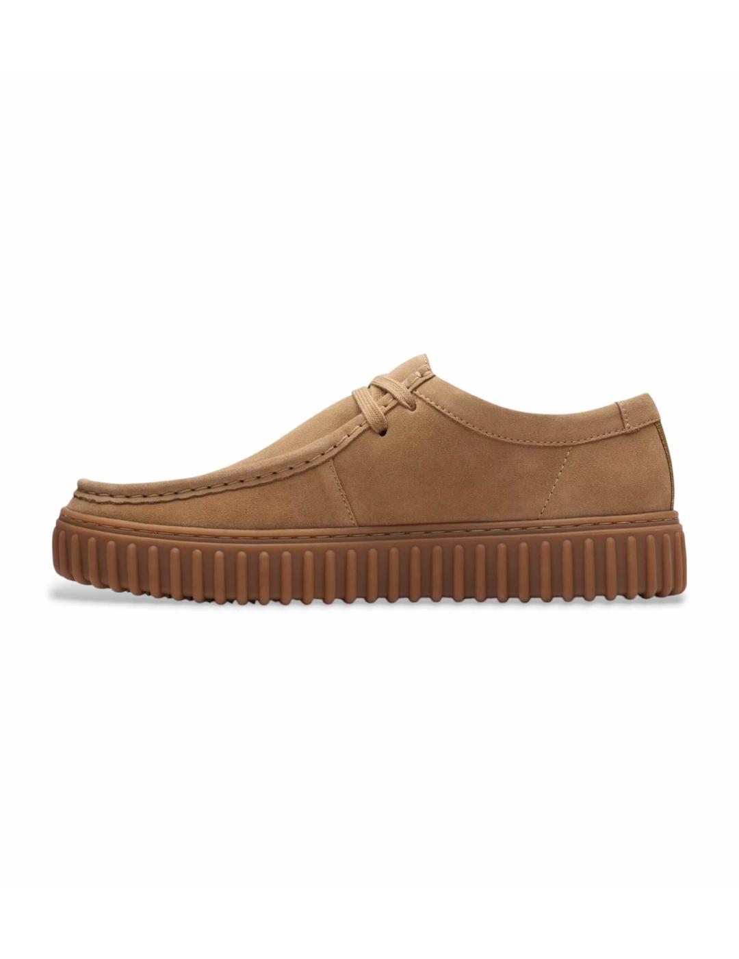 CLARKS ZAPATO TORHILL LO SAND DARK SUEDE