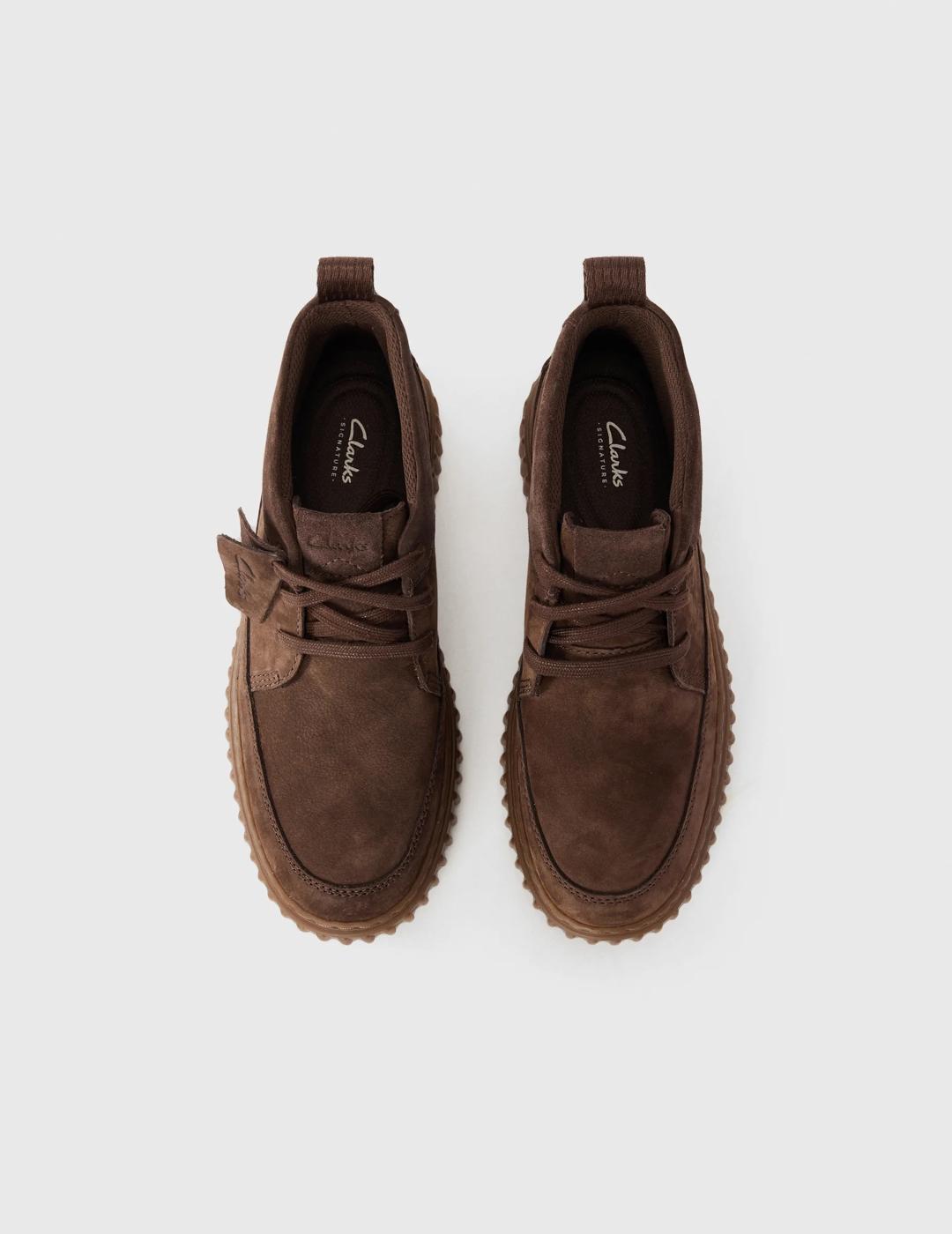 CLARKS BOTA TORHILL LACEHI BROWN DARK NUB