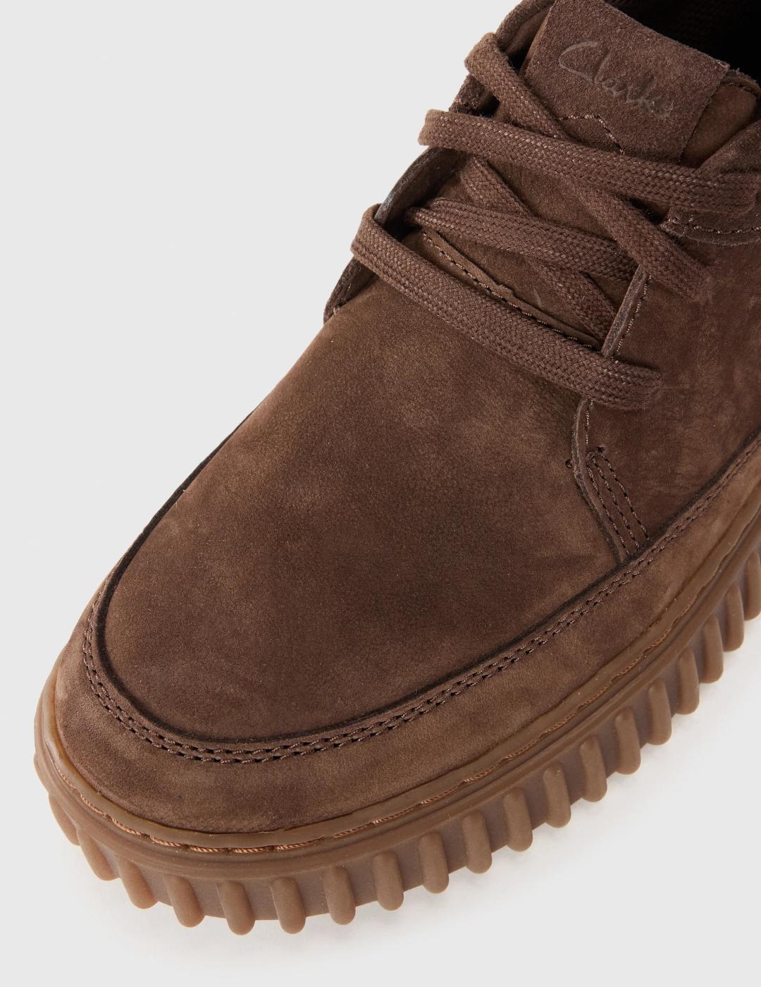 CLARKS BOTA TORHILL LACEHI BROWN DARK NUB