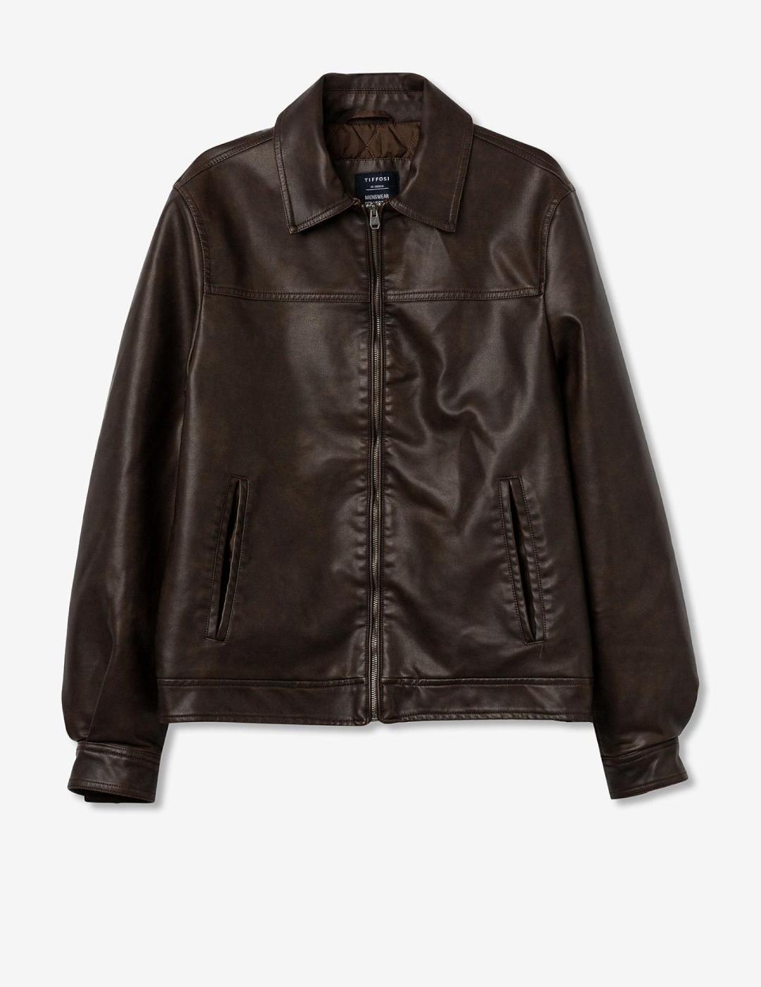 TIFFOSI CAZADORA MARRÓN POMPEI