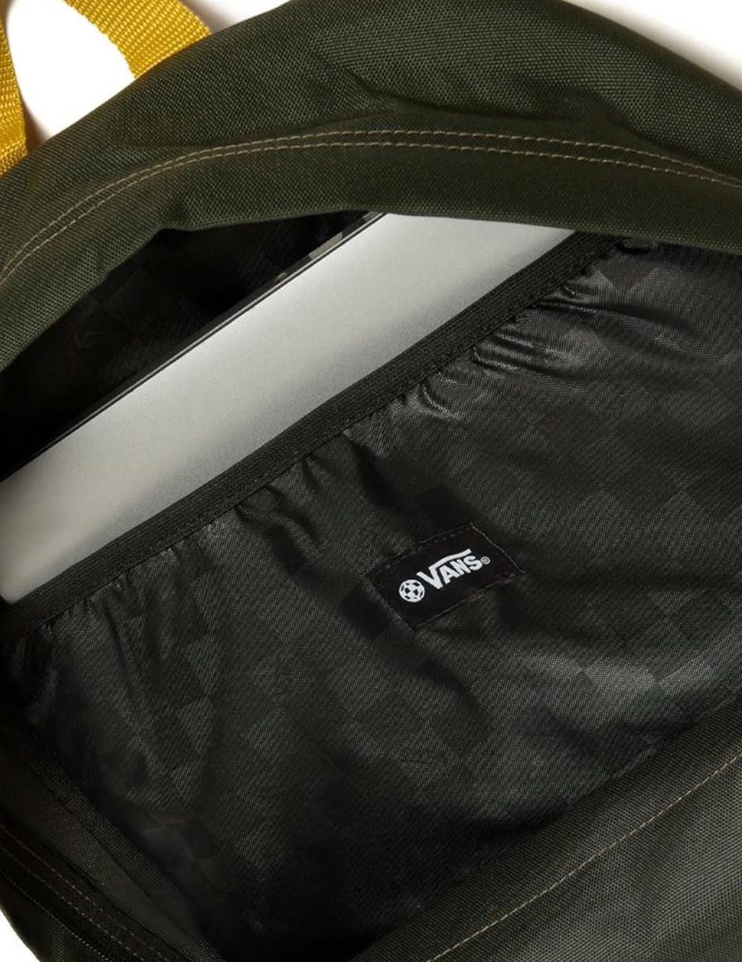 VANS MOCHILA VERDE AMARILLO OLD SKOOL