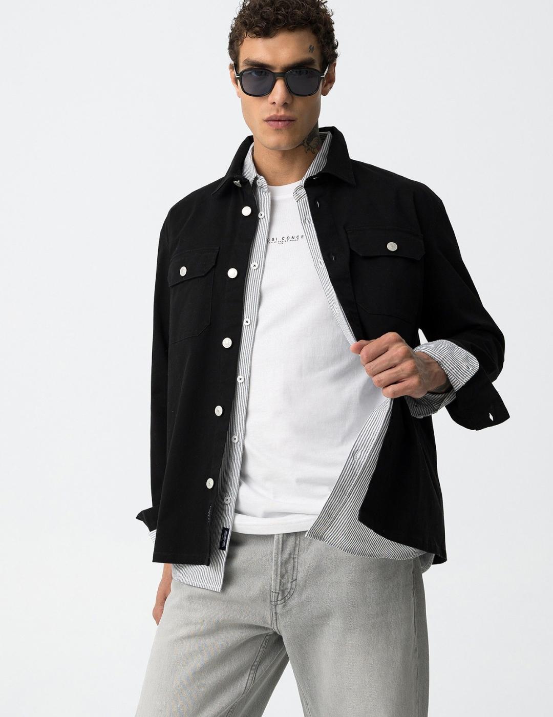 TIFFOSI SOBRECAMISA NEGRA COLUMBIA