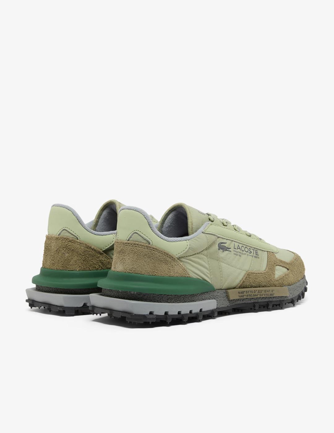 LACOSTE ZAPATILLA VERDE KHAKI ELITE ACTIVE 225