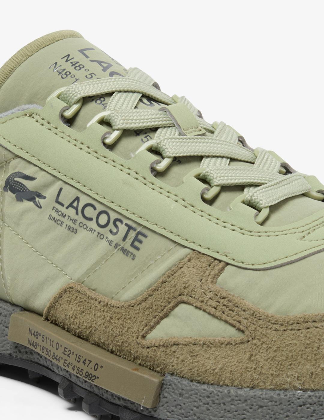 LACOSTE ZAPATILLA VERDE KHAKI ELITE ACTIVE 225
