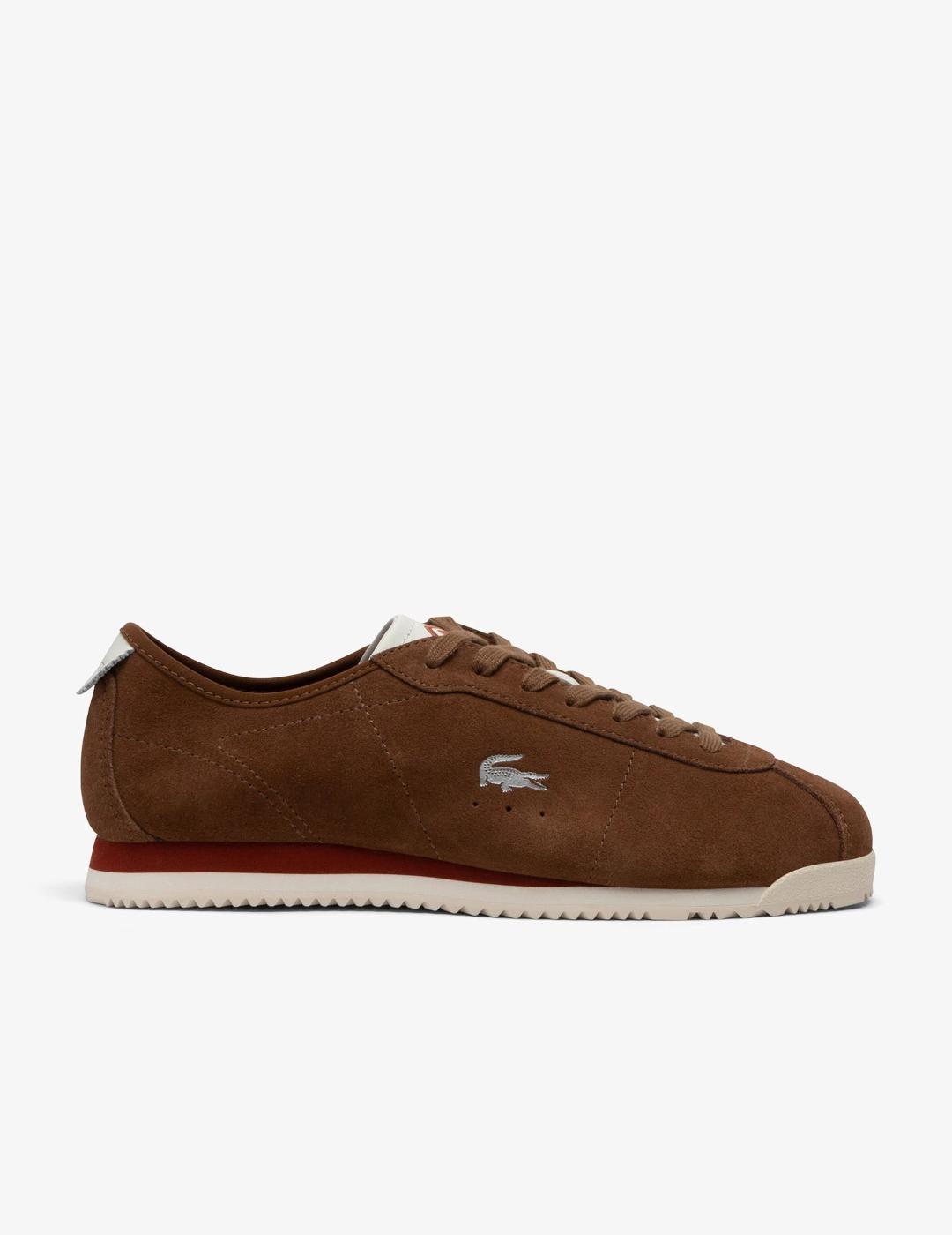 LACOSTE ZAPATILLA MARRÓN CLUB LOW 225