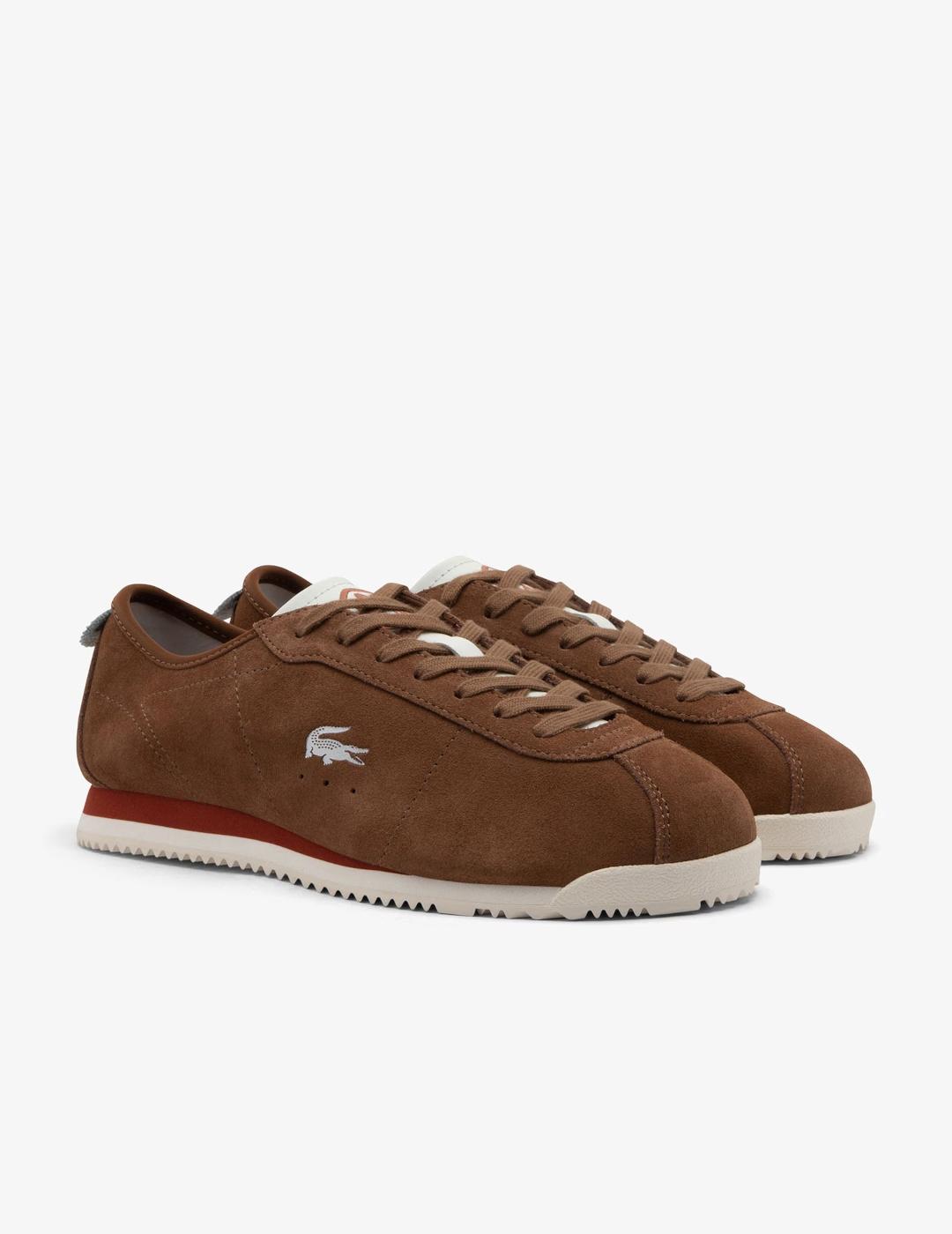 LACOSTE ZAPATILLA MARRÓN CLUB LOW 225