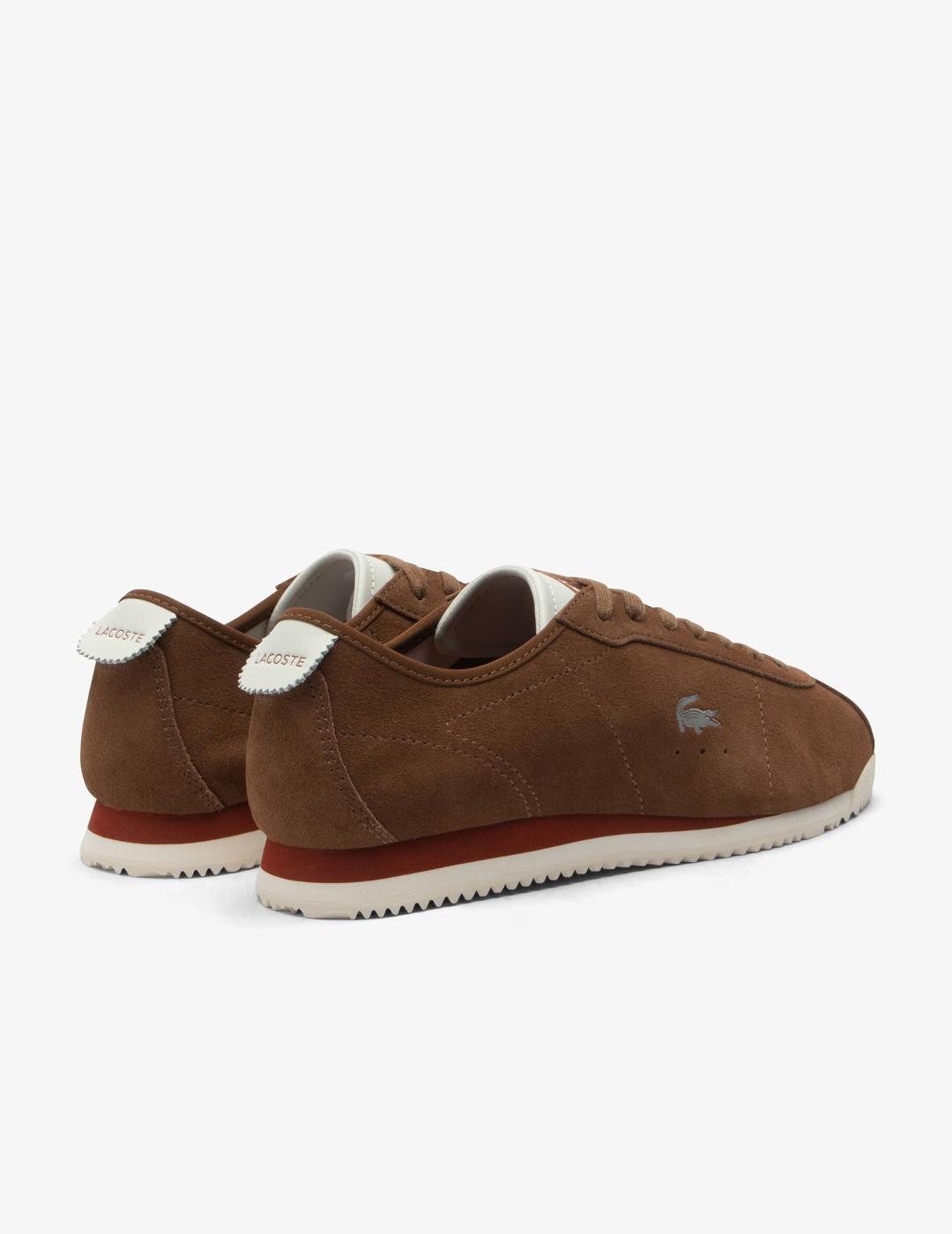 LACOSTE ZAPATILLA MARRÓN CLUB LOW 225