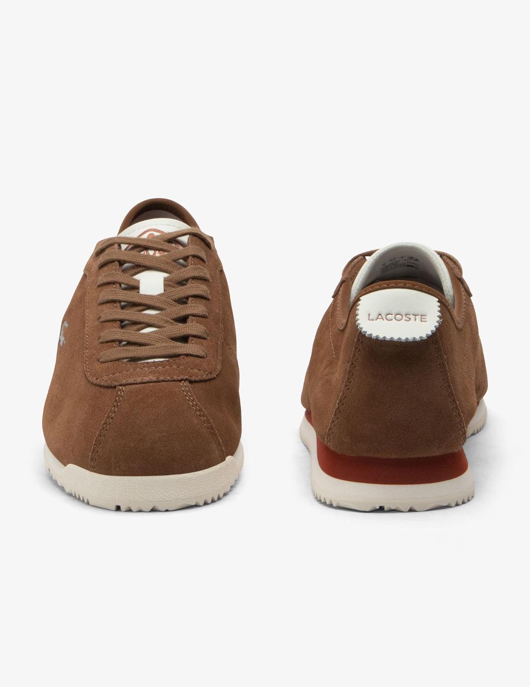 LACOSTE ZAPATILLA MARRÓN CLUB LOW 225