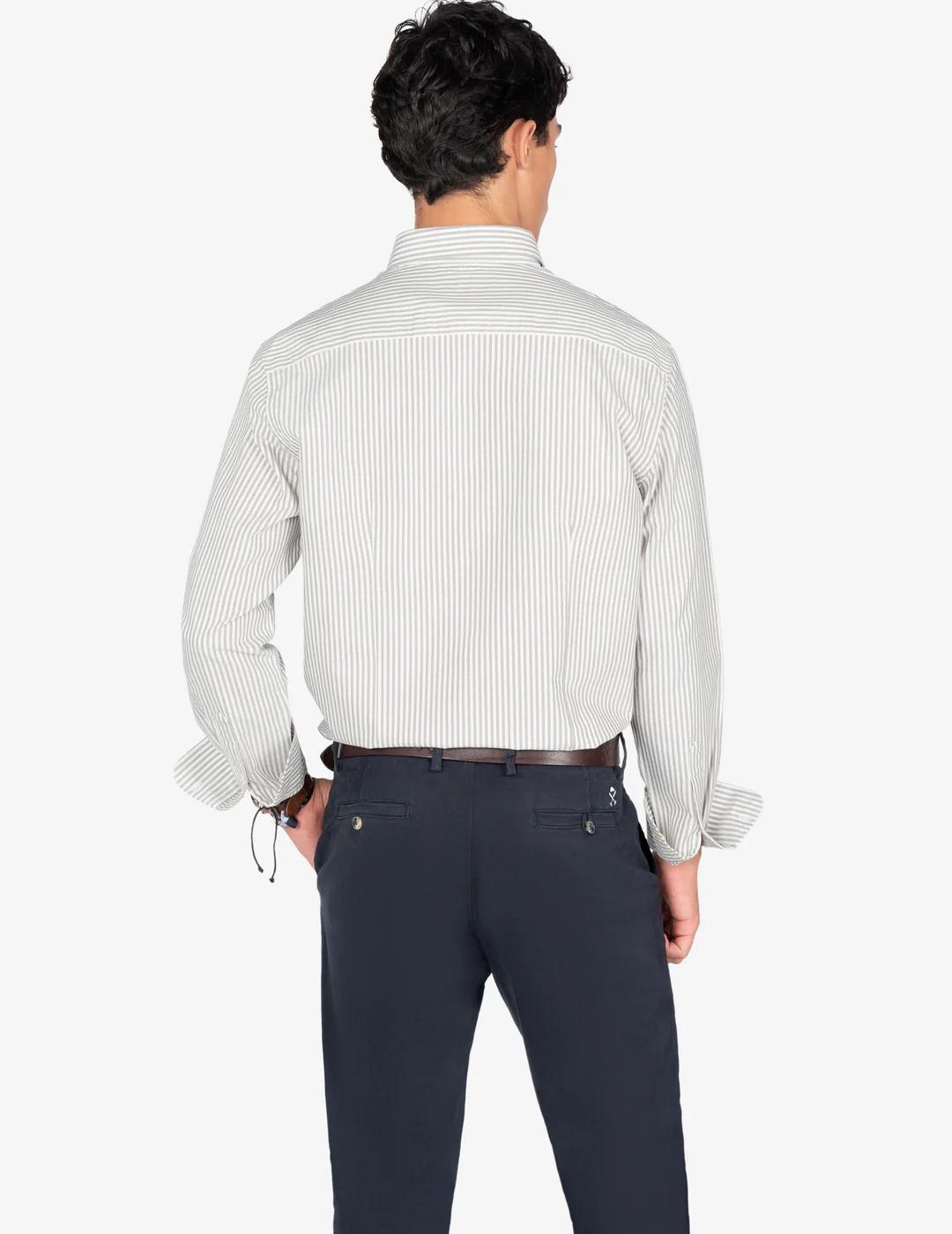 HARPER CAMISA RAYAS VERDE NORTH SEA