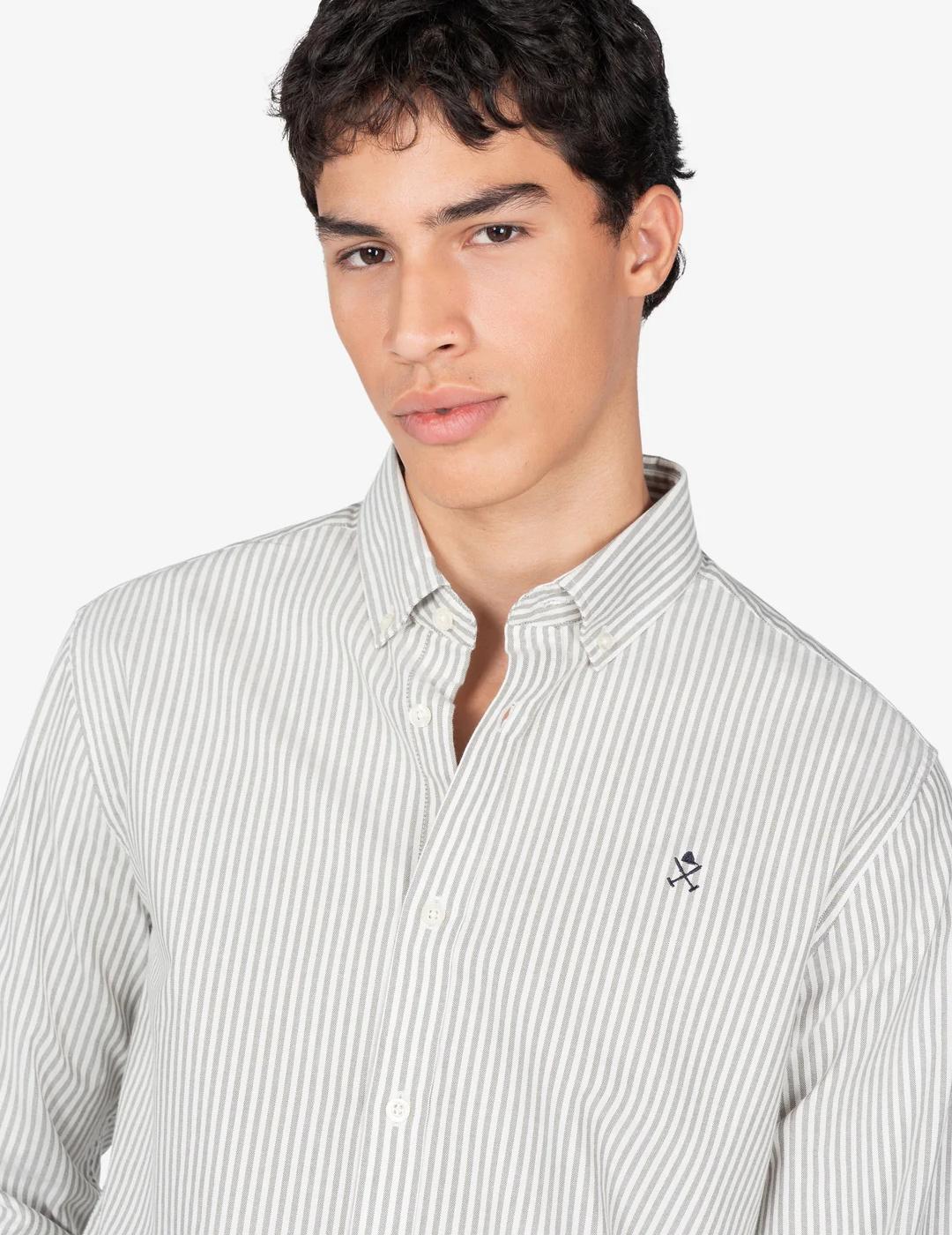 HARPER CAMISA RAYAS VERDE NORTH SEA