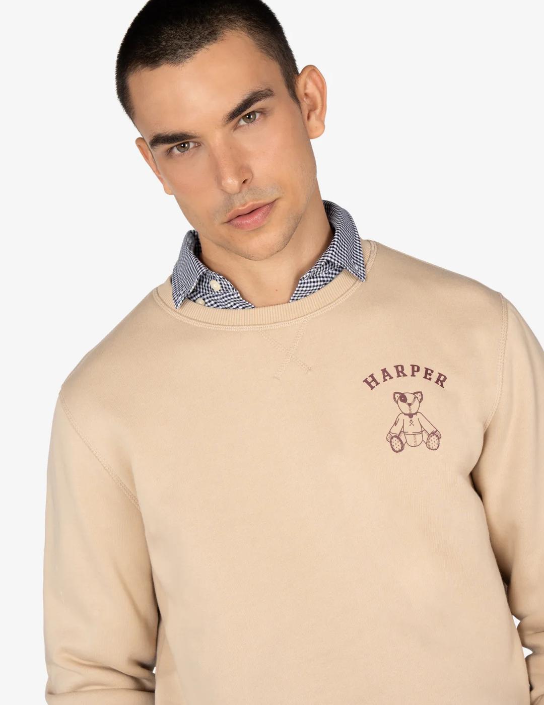 HARPER SUDADERA TOSTADA ARTHUR
