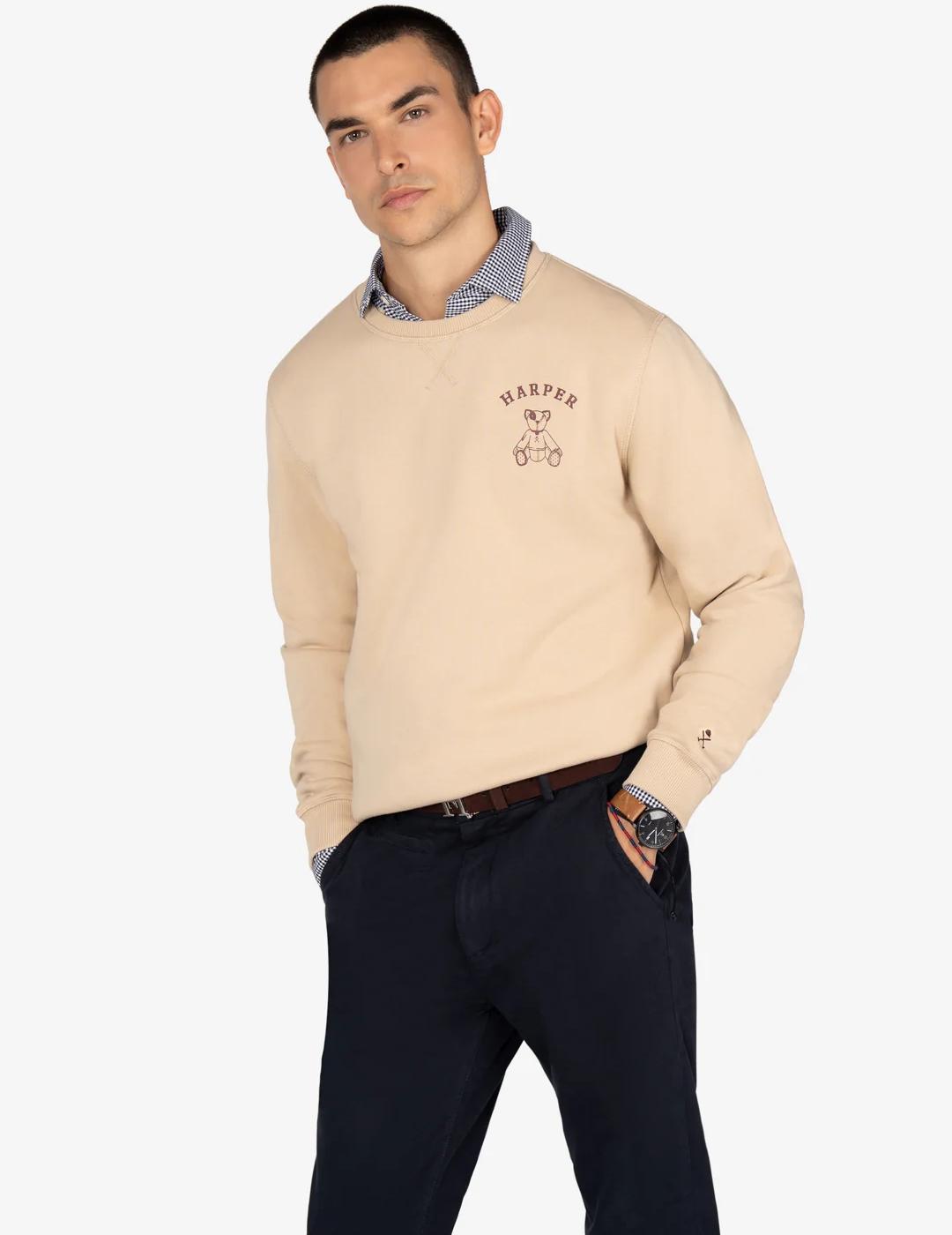 HARPER SUDADERA TOSTADA ARTHUR