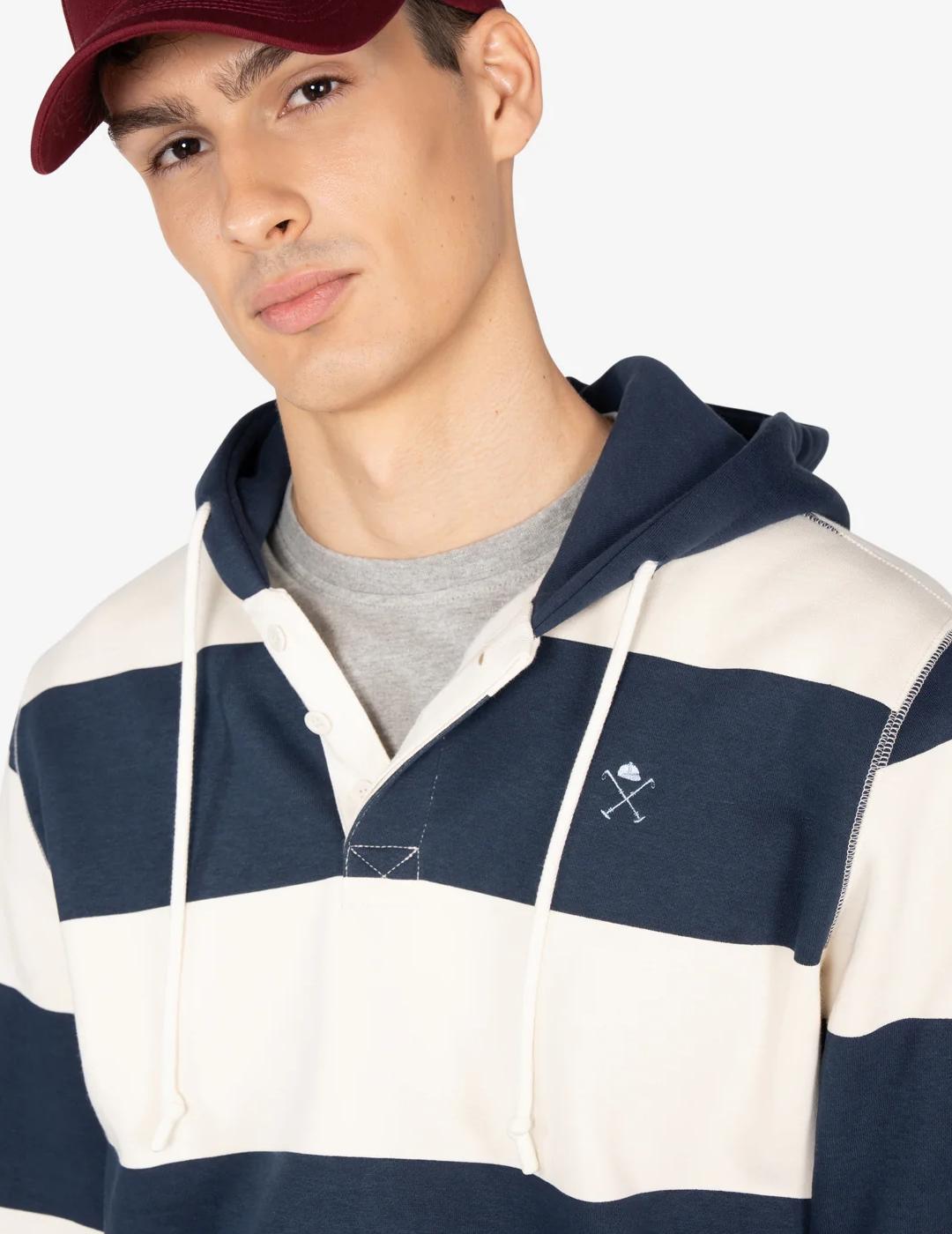 HARPER SUDADERA RAYAS AZUL GROOVY