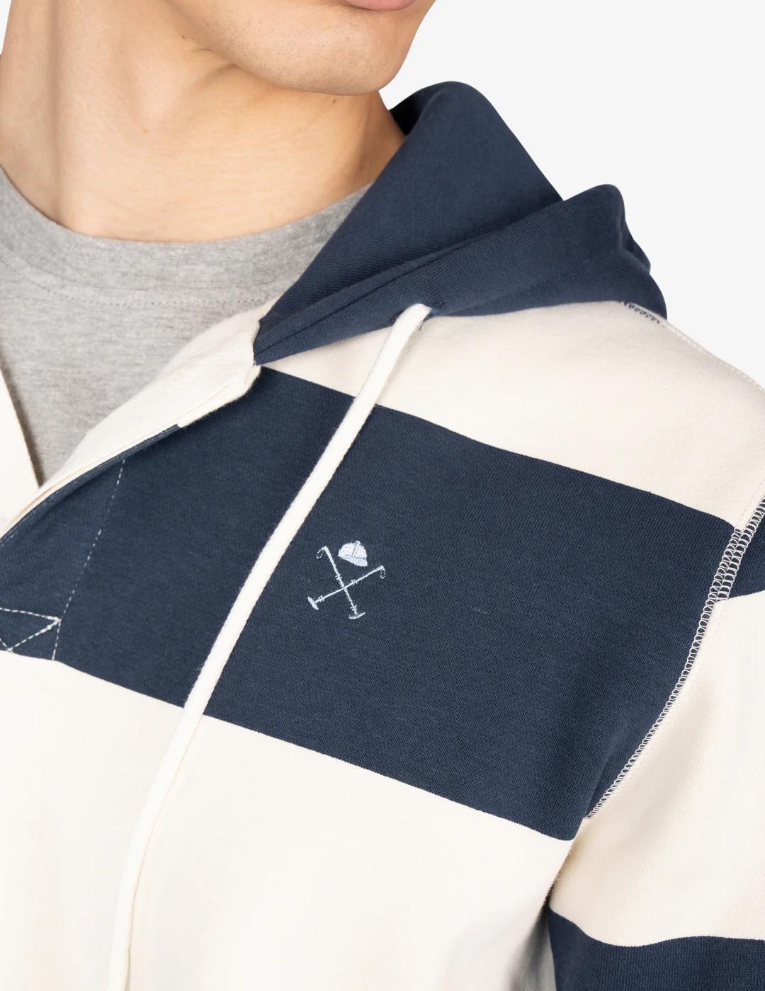 HARPER SUDADERA RAYAS AZUL GROOVY