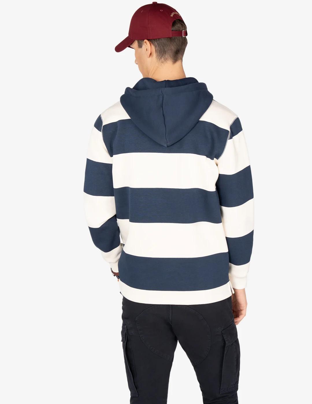 HARPER SUDADERA RAYAS AZUL GROOVY