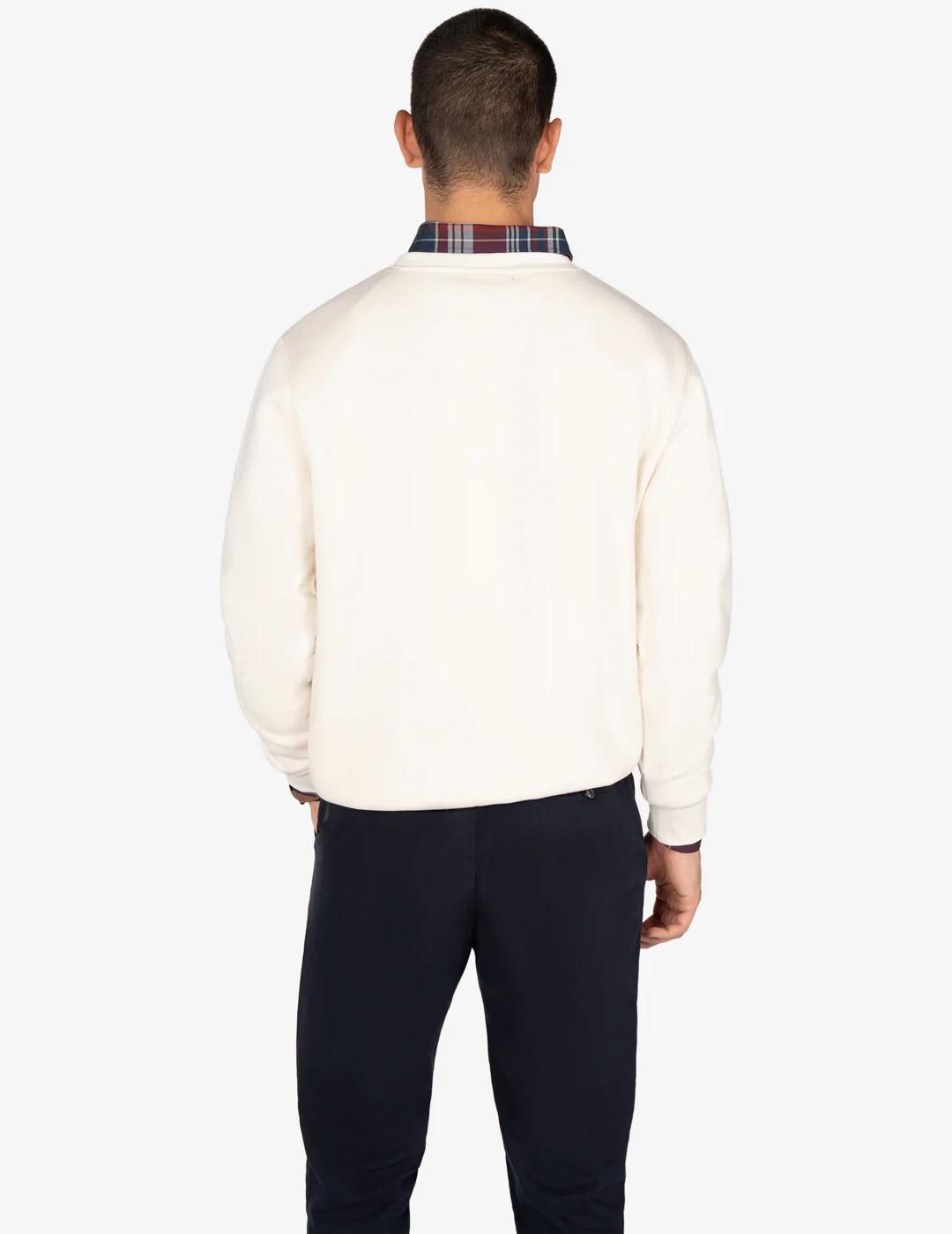 HARPER SUDADERA CRUDO NEW ENGLAND