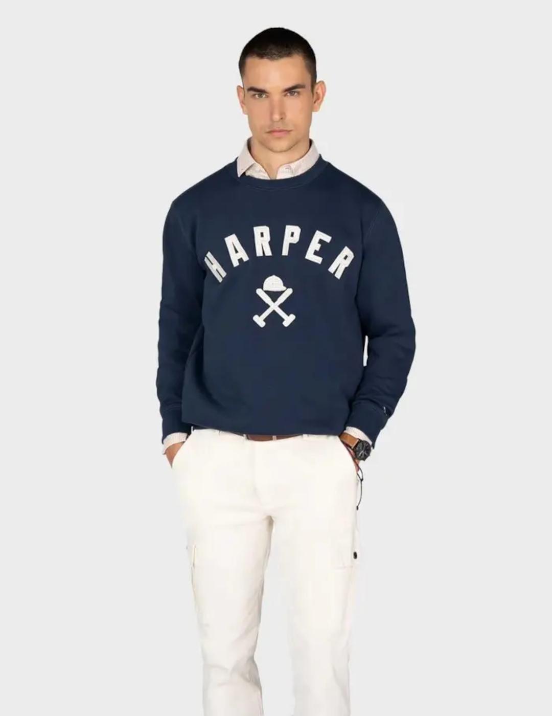 HARPER SUDADERA MARINO NEW ENGLAND