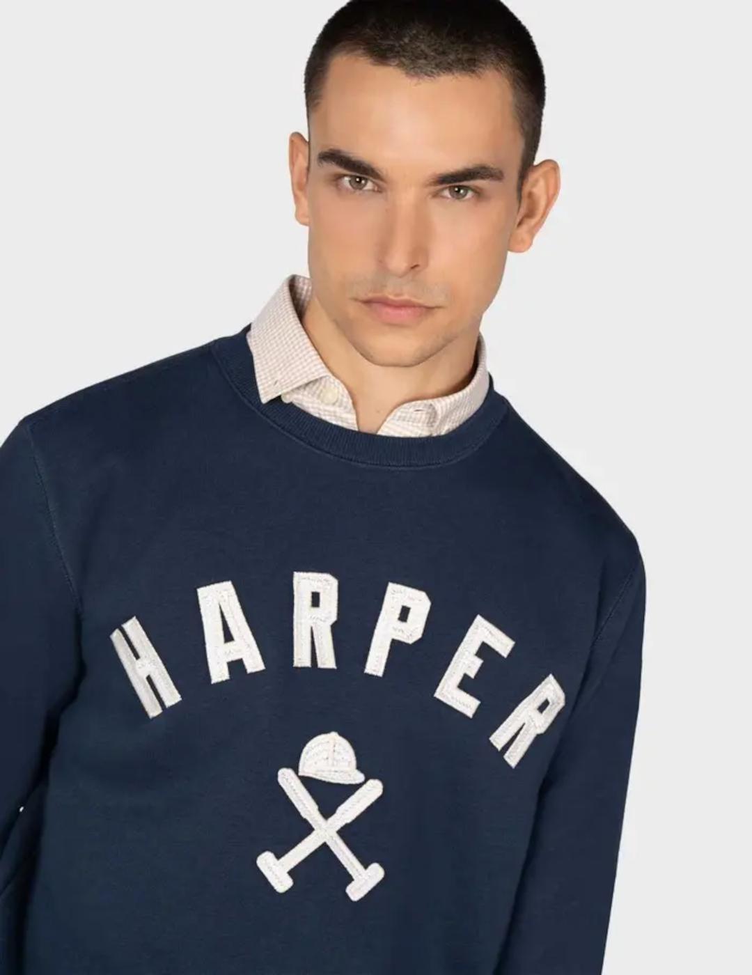 HARPER SUDADERA MARINO NEW ENGLAND