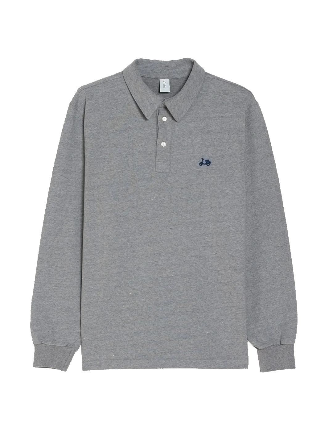 SCOTTA POLO RUGBY FLAG GRIS