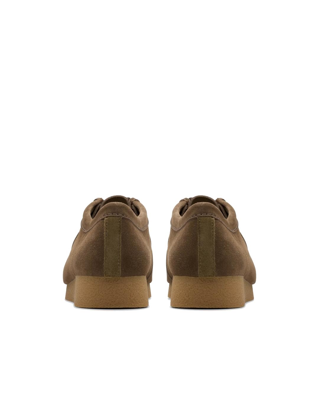 CLARKS ZAPATO WALLABEE EVO DARK OLIVE SUEDE