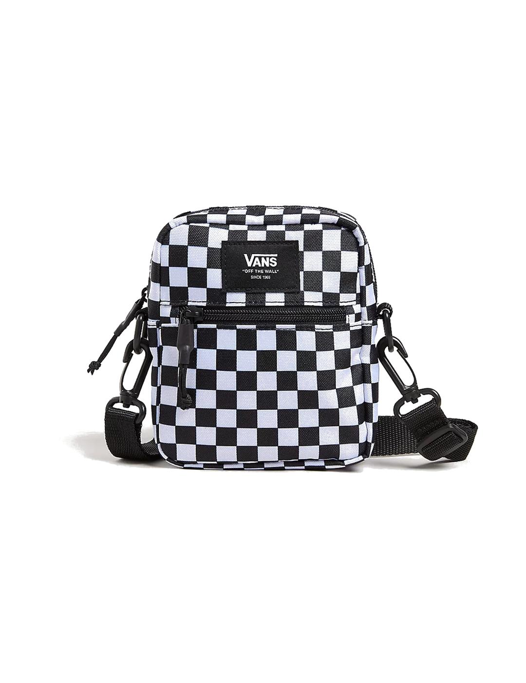 VANS BANDOLERA CUADROS BLACK WHITE