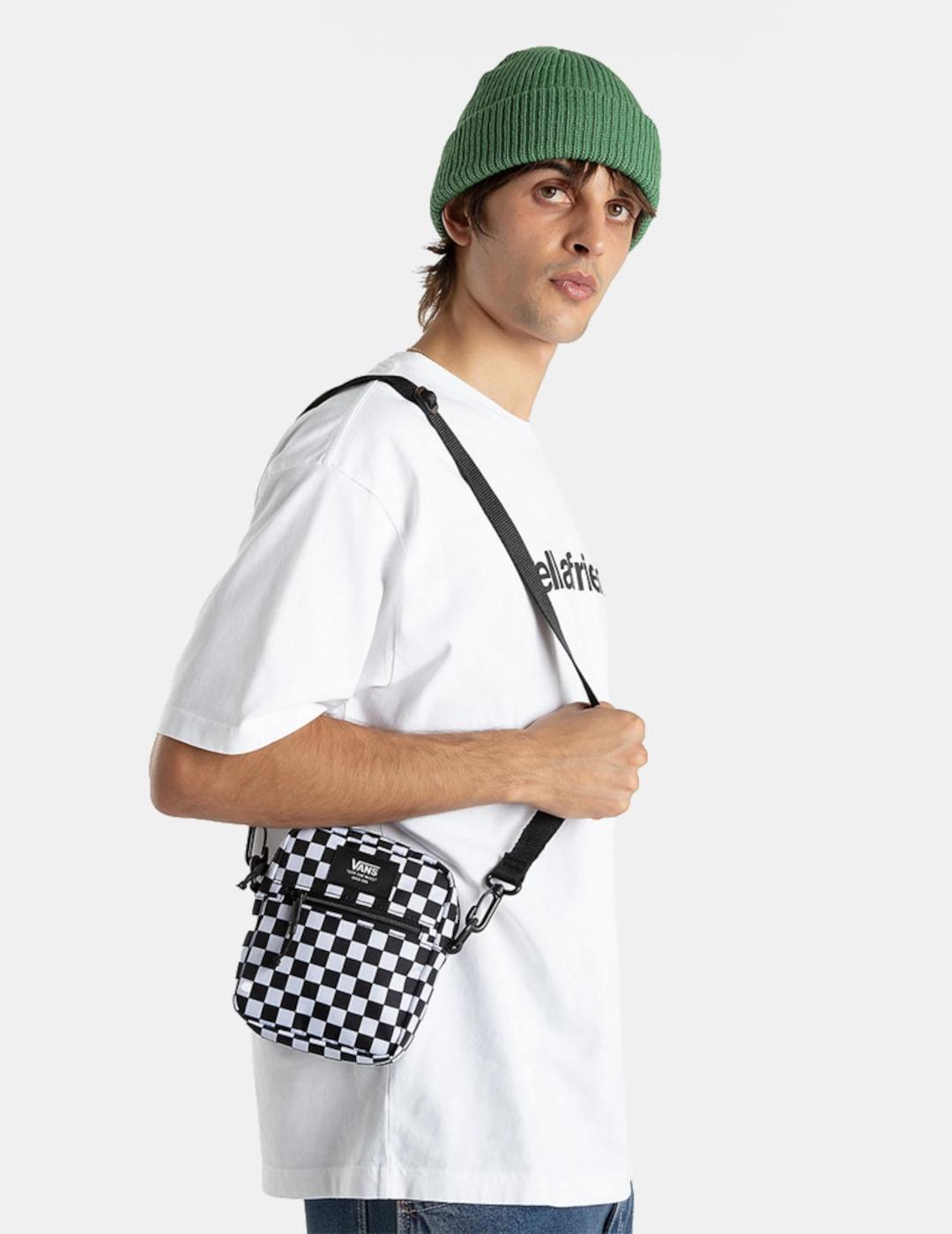 VANS BANDOLERA CUADROS BLACK WHITE