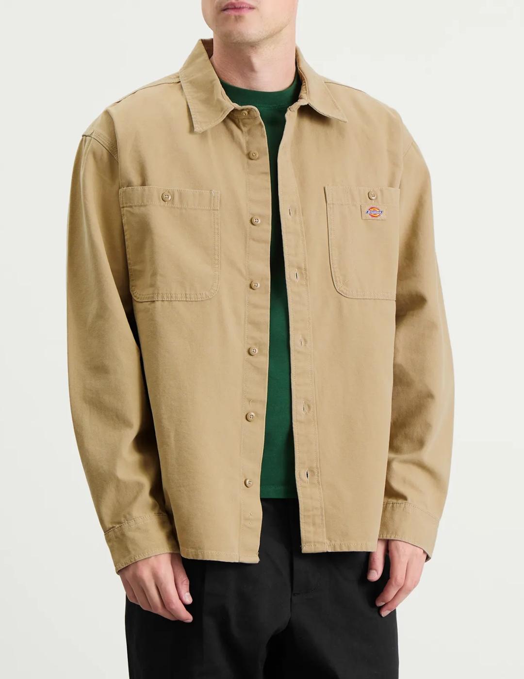 DICKIES CAMISA CANVAS DESERT SAND