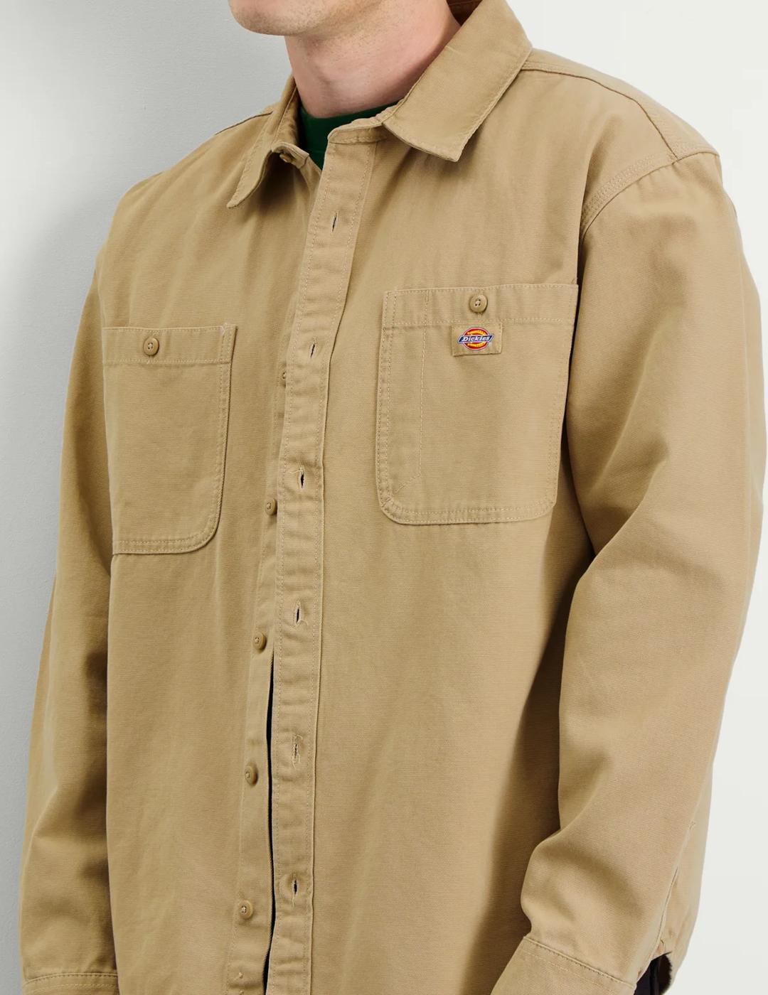 DICKIES CAMISA CANVAS DESERT SAND