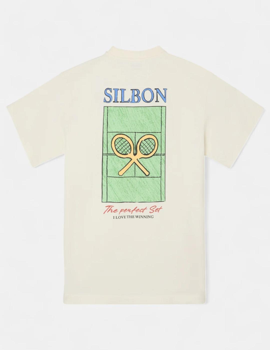 SILBON CAMISETA BEIGE RELAXED PERFECT SET