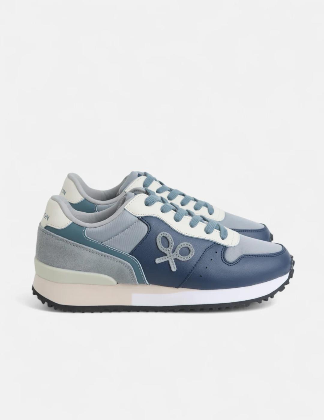 SILBON ZAPATILLA MARINO GRIS RUNNING