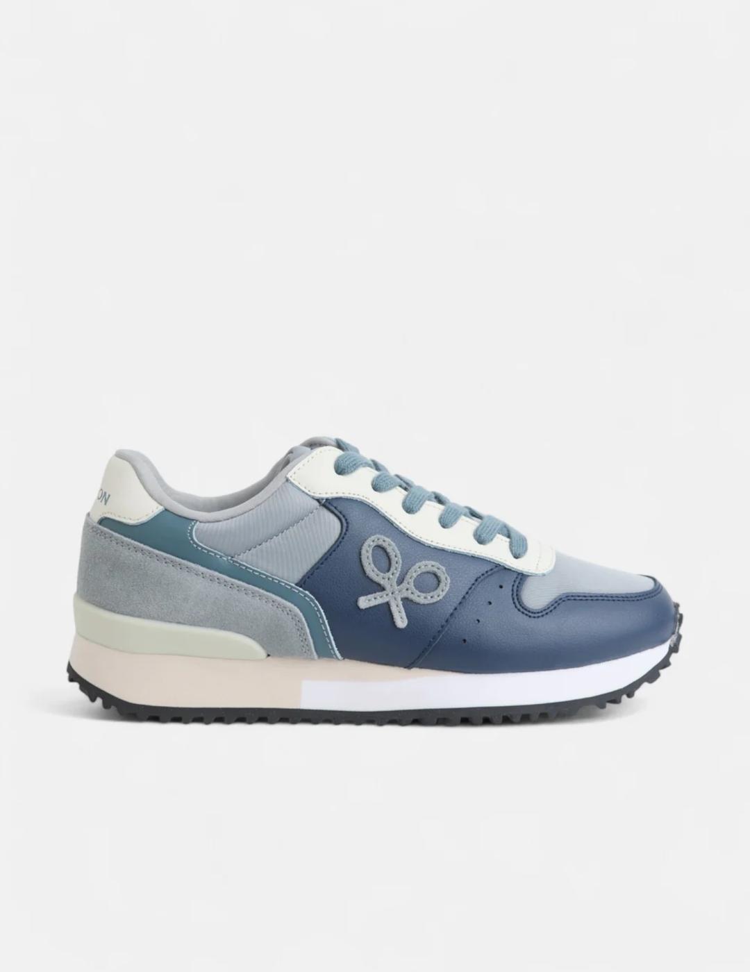 SILBON ZAPATILLA MARINO GRIS RUNNING