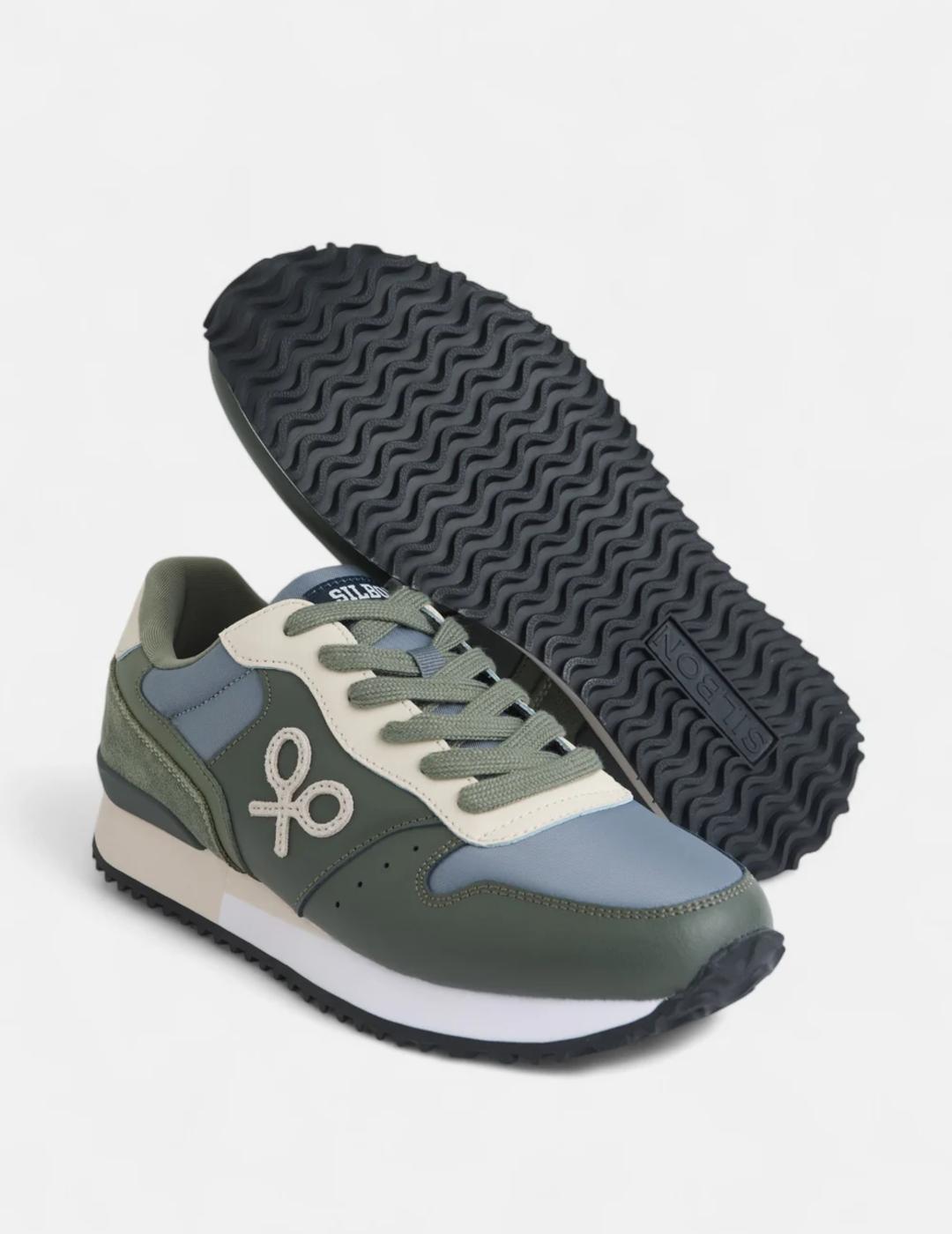 SILBON ZAPATILLA VERDE RUNING