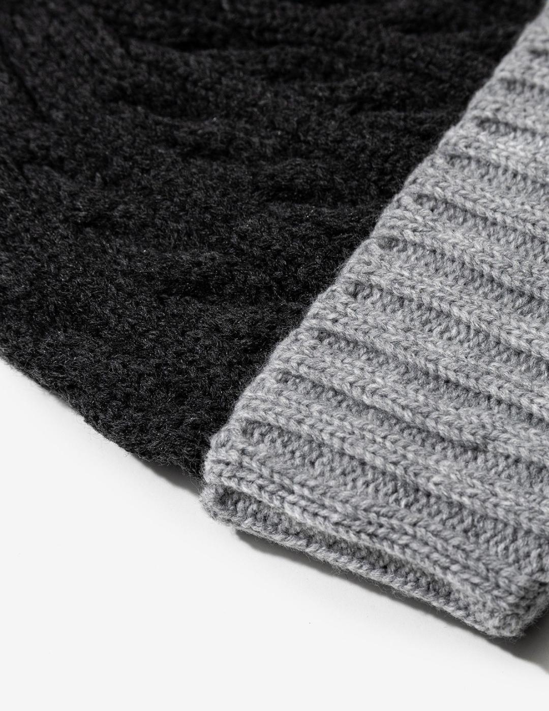 TIFFOSI PACK GORRO BUFANDA GRIS MACAU