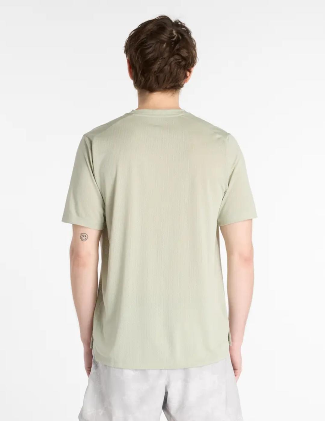 NEW BALANCE CAMISETA TECNICA VERDE CLARO