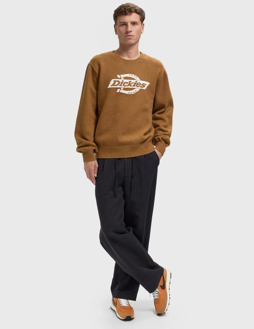 DICKIES JERSEY MARRON RUSTON