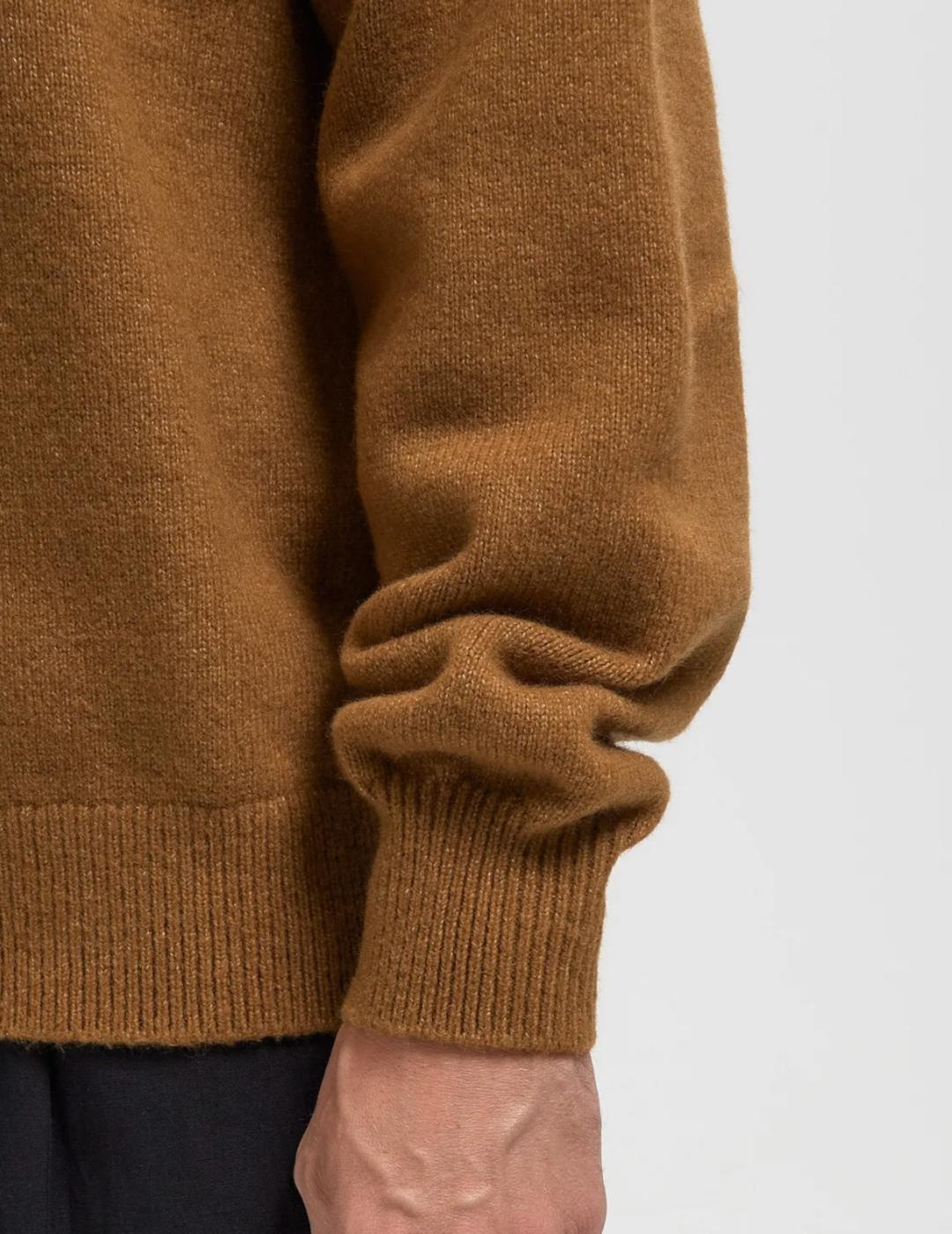 DICKIES JERSEY MARRON RUSTON