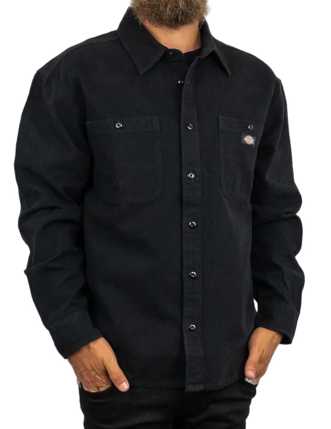 DICKIES CAMISA NEGRA CANVAS
