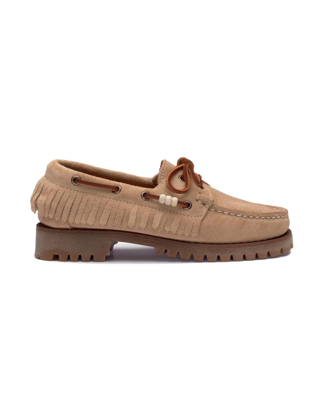 SEBAGO ZAPATO CAMEL RANGER SUEDE FRINGE