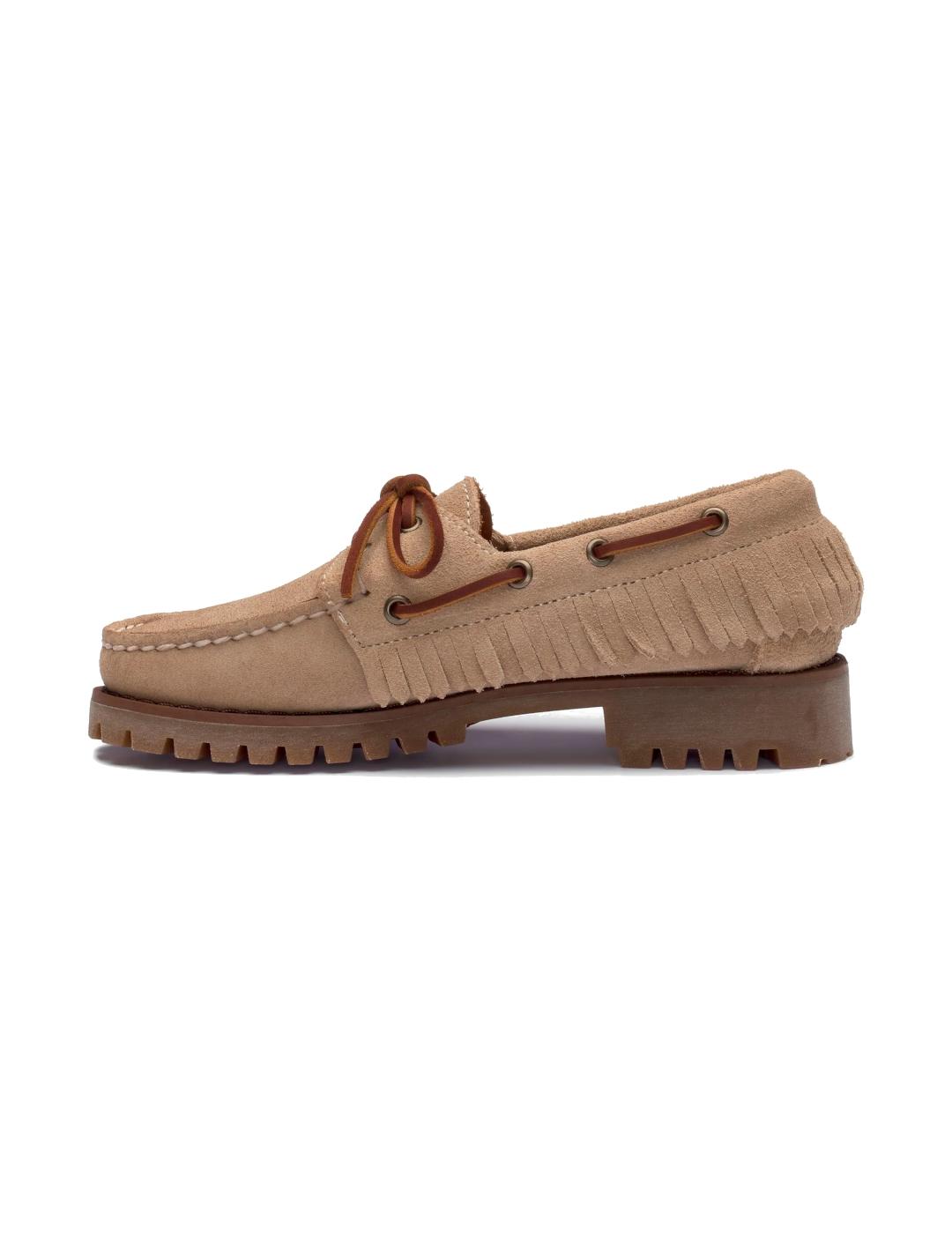 SEBAGO ZAPATO CAMEL RANGER SUEDE FRINGE