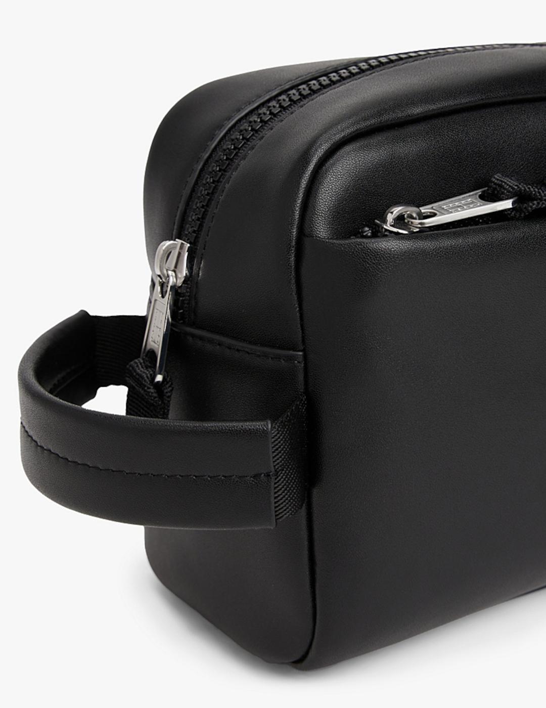TOMMY NECESER NEGRO LINEAR LEATHER