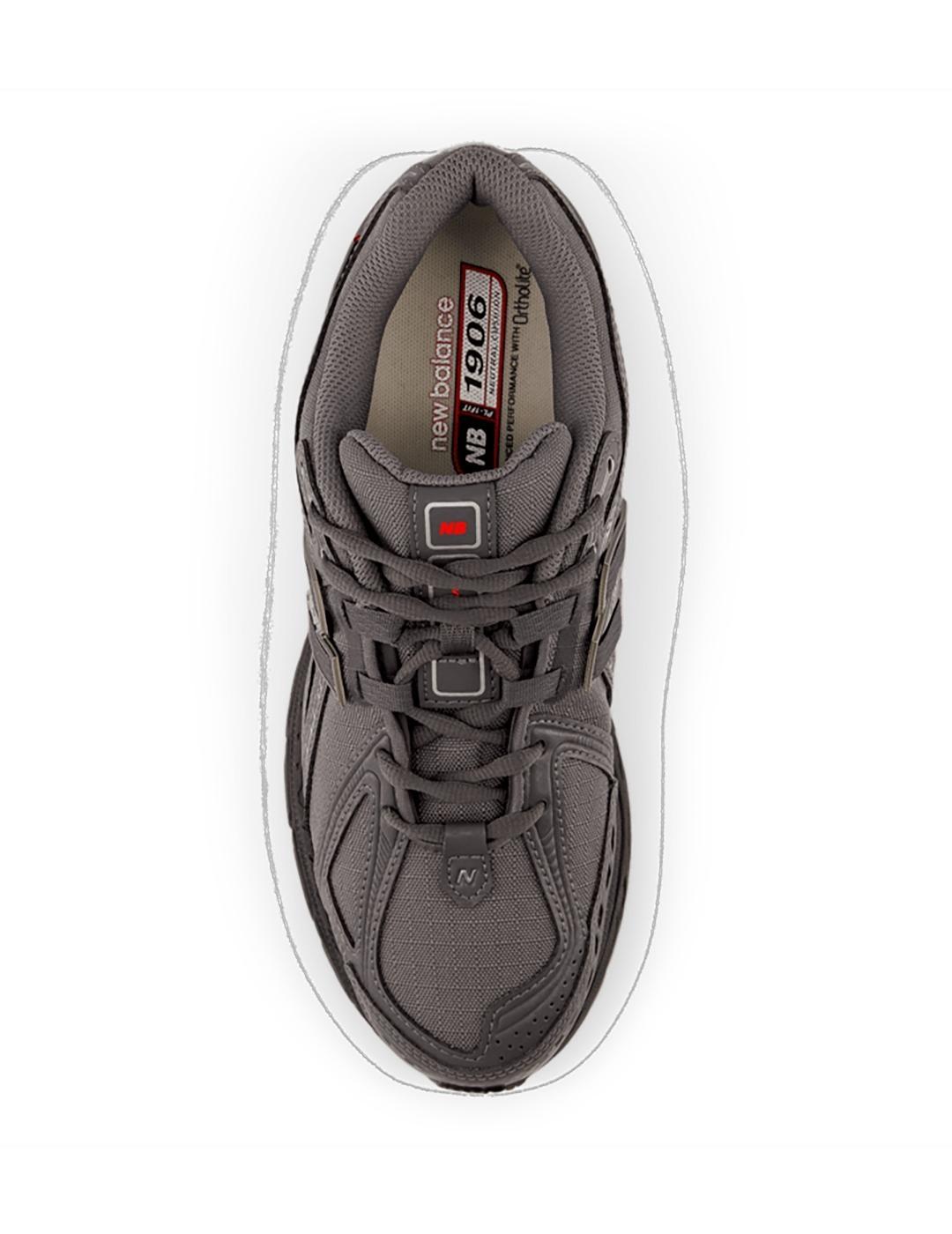 NEW BALANCE 1906 BLACK SILVER METALLIC