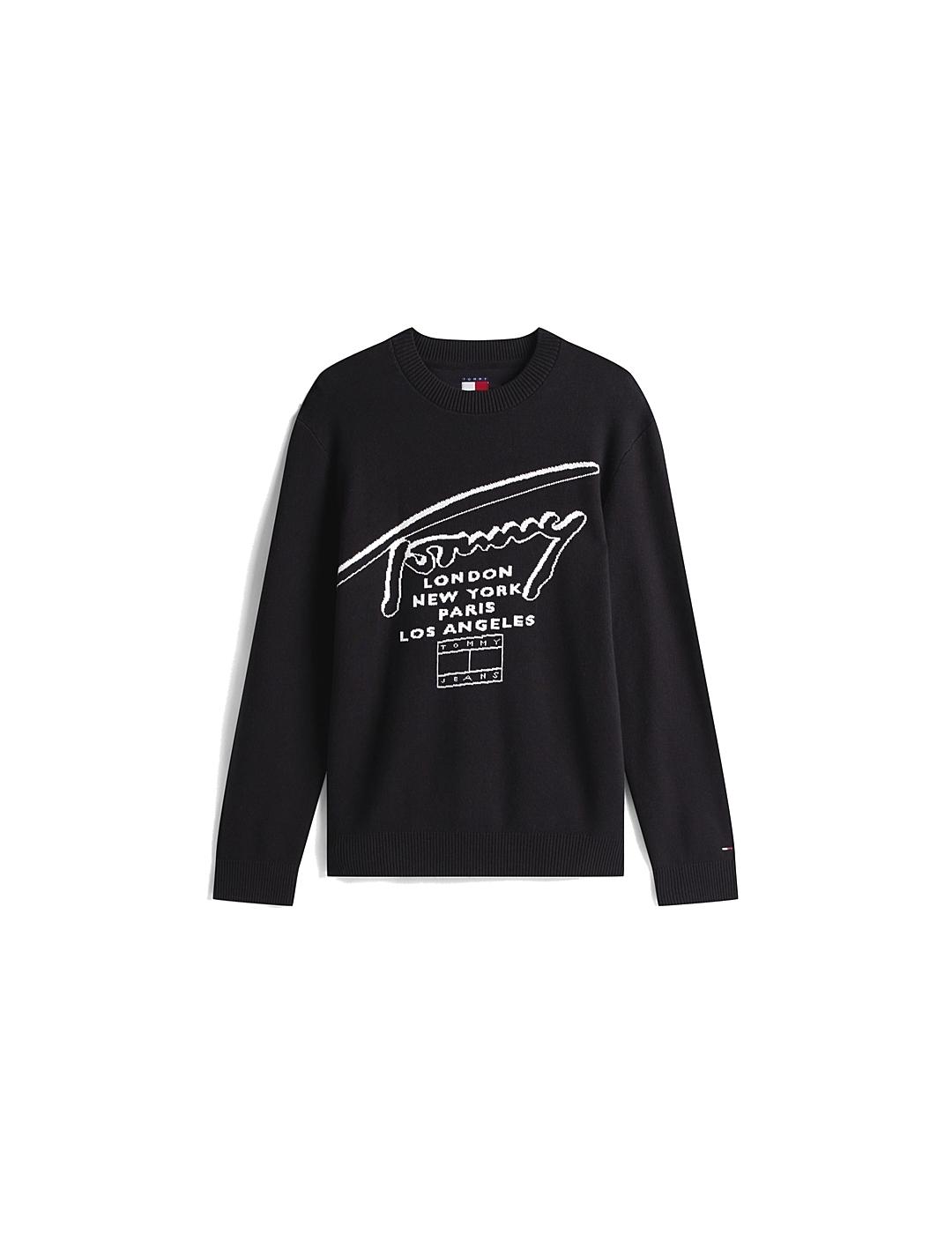 TOMMY JERSEY NEGRO LONDON NEW YORK