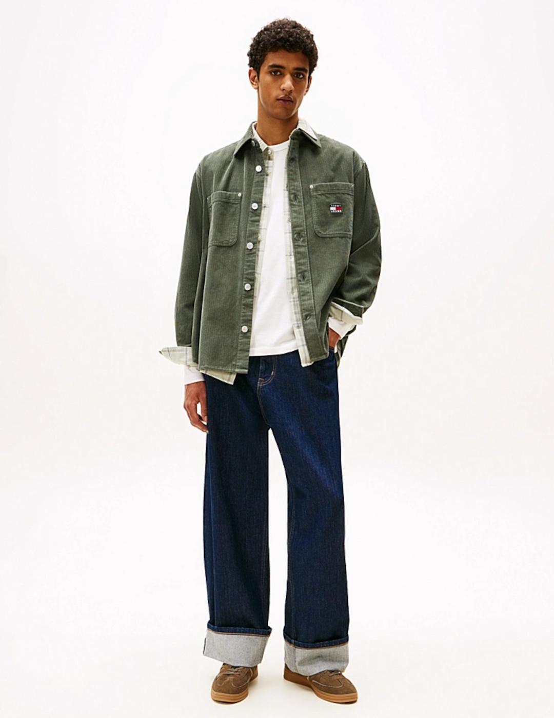 TOMMY CAMISA PANA PEWTER GREEN