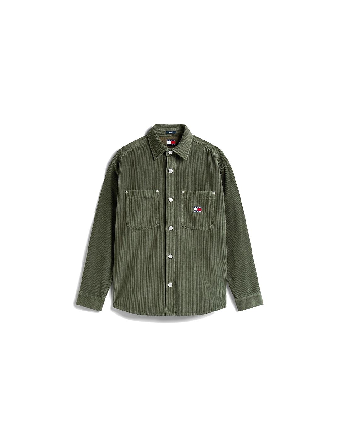 TOMMY CAMISA PANA PEWTER GREEN