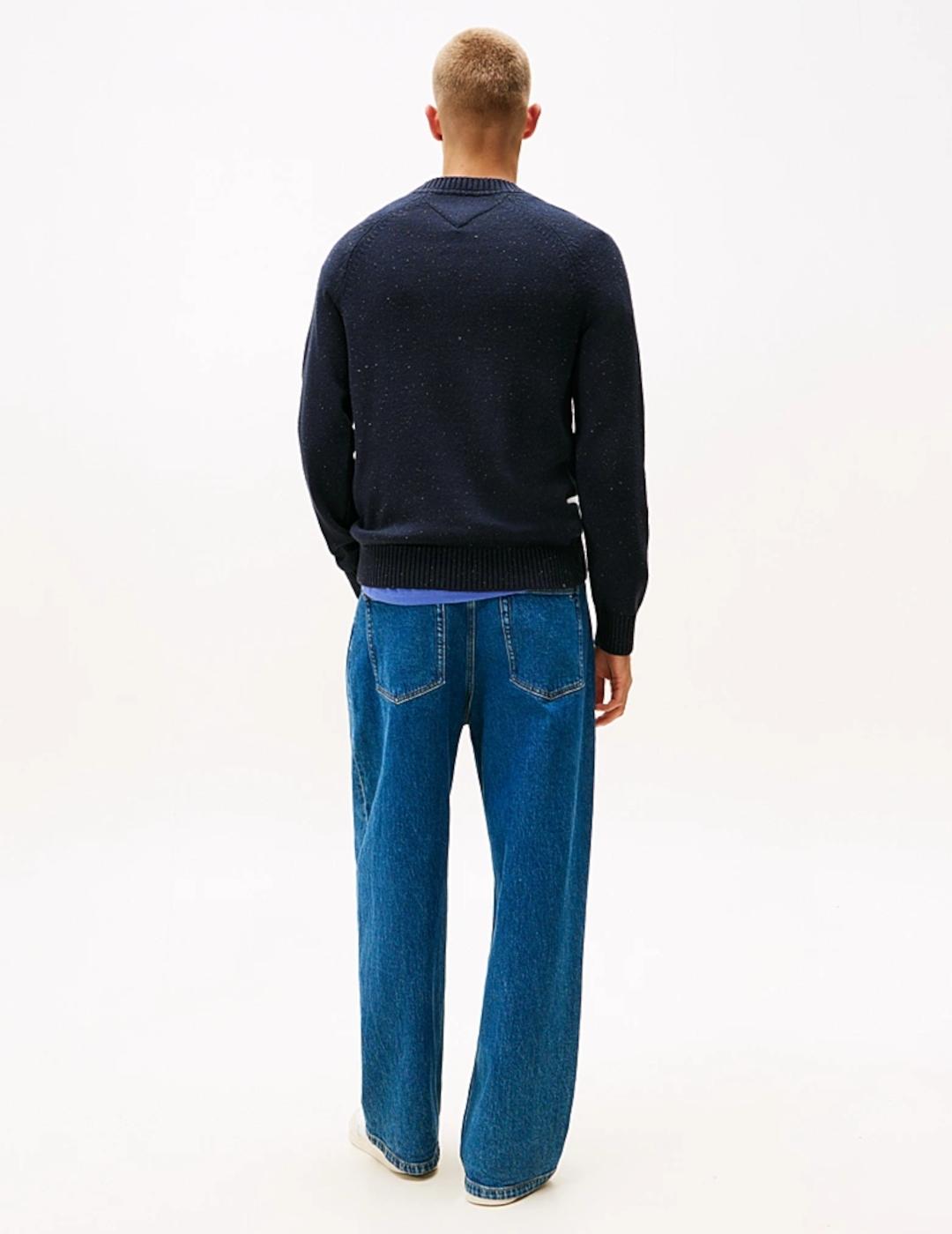 TOMMY JERSEY DARK NIGTH SLIM LINEAR