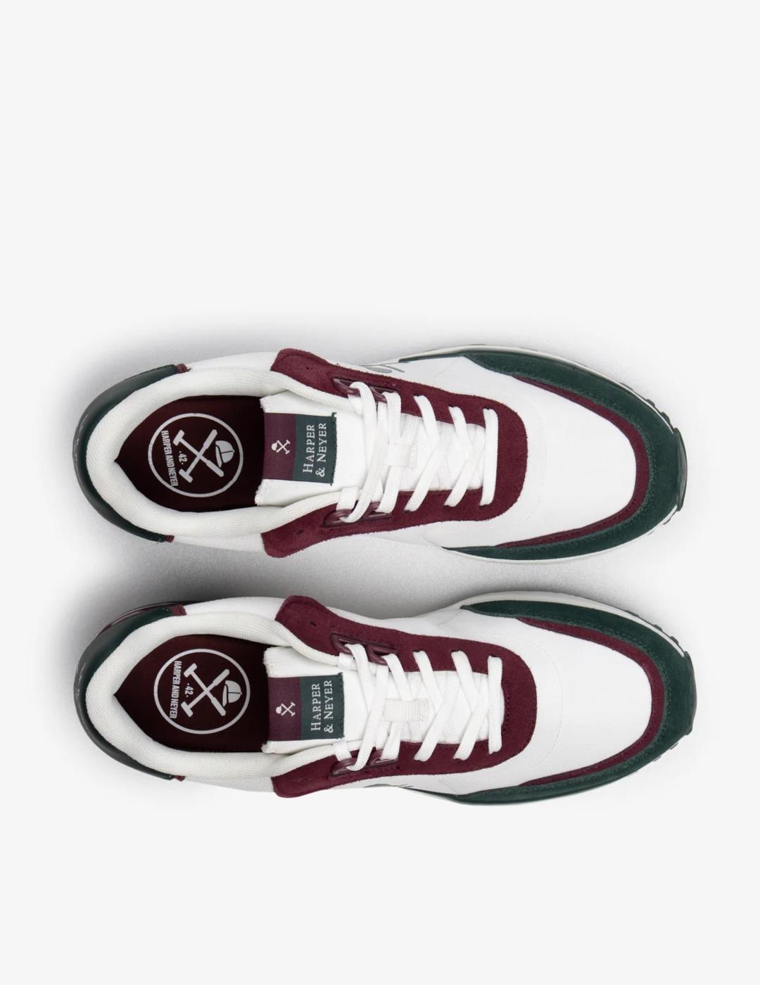 HARPER ZAPATILLA DAKOTA BURGUNDY