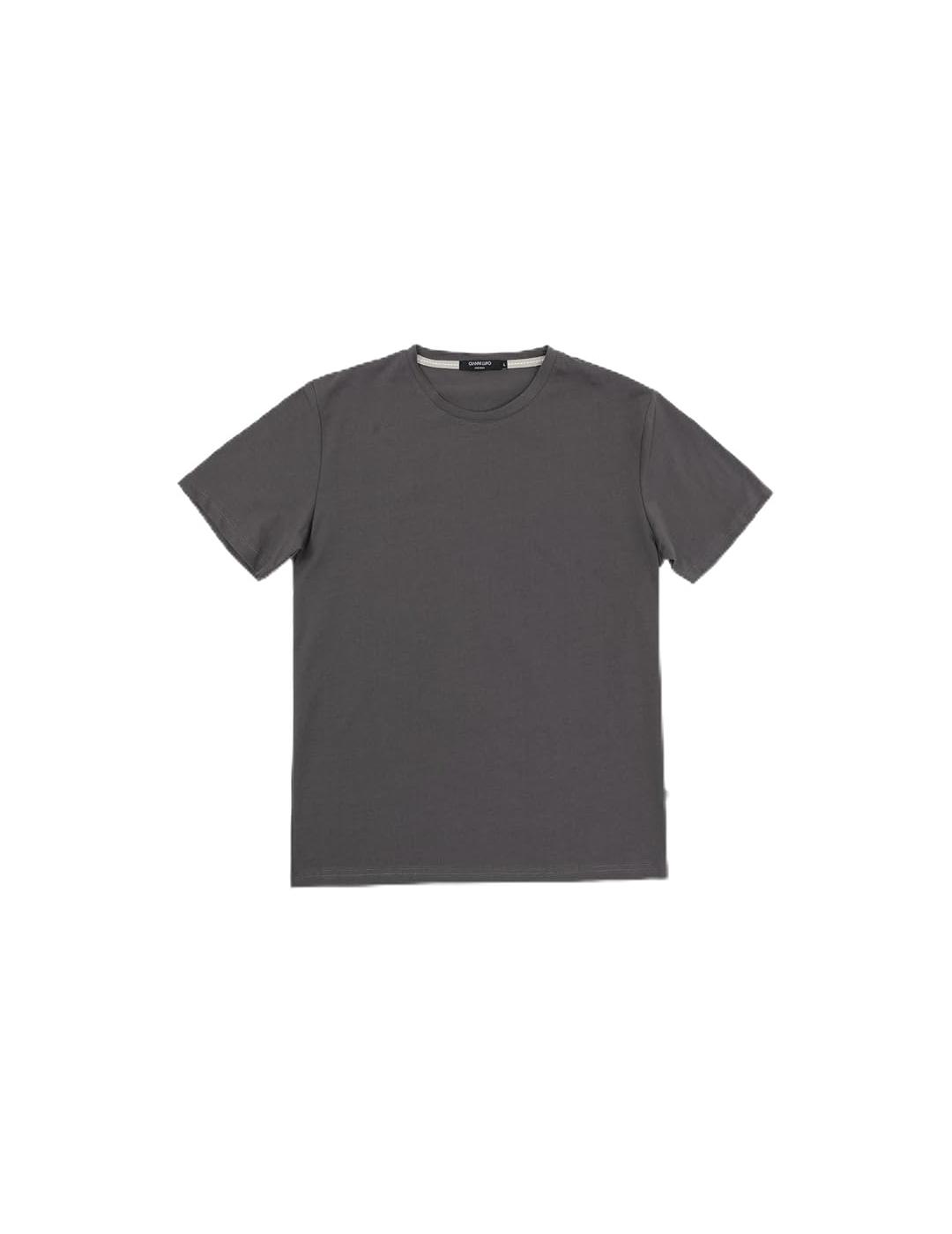 GIANNI CAMISETA GRIS OSCURO BASICA