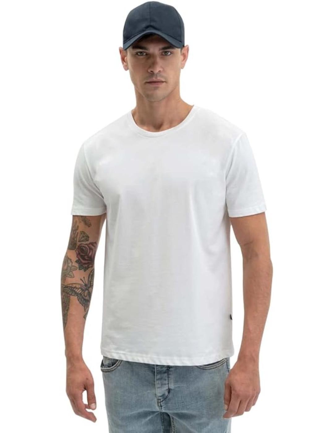 GIANNI CAMISETA BLANCA BASICA
