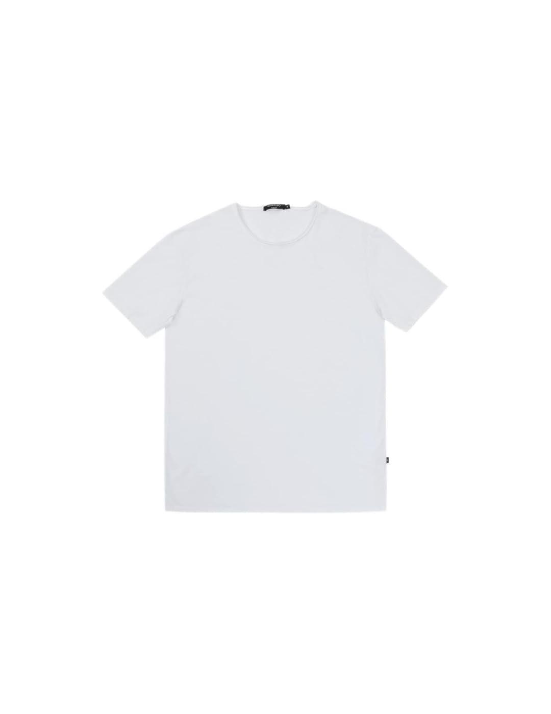 GIANNI CAMISETA BLANCA BASICA CUELLO ANCHO