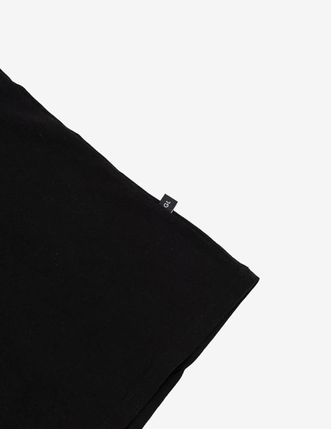 GIANNI CAMISETA NEGRA BASICA CUELLO ANCHO